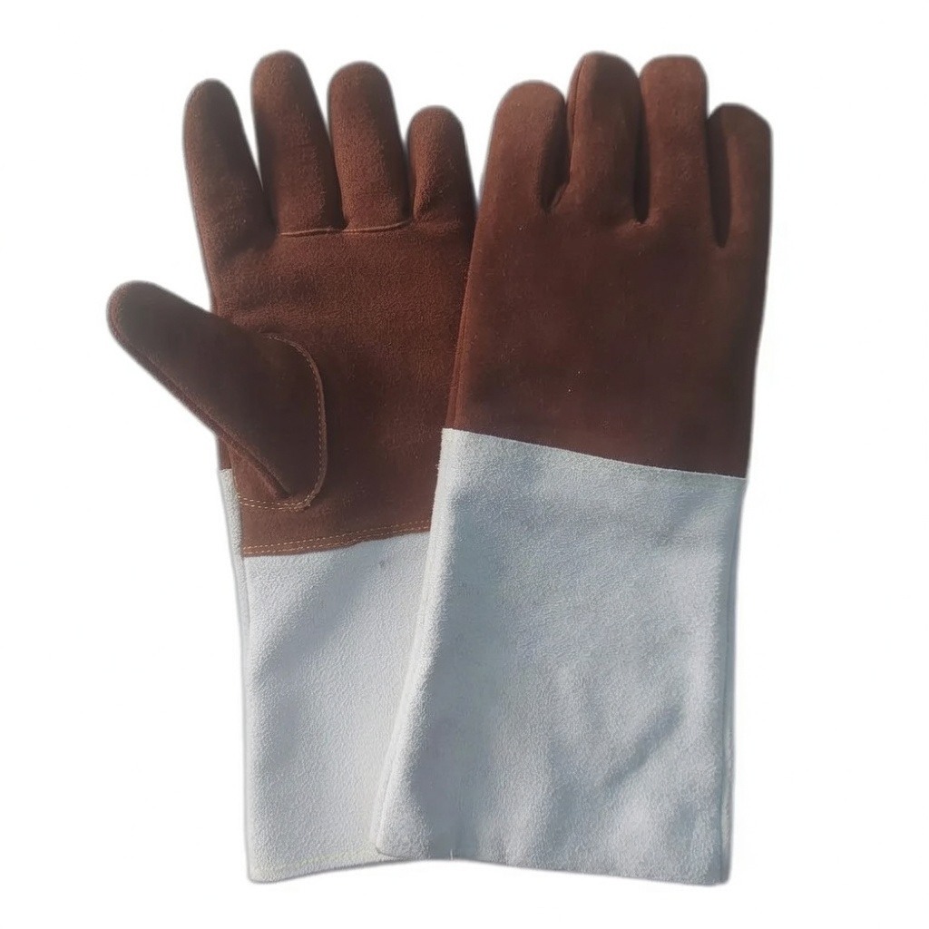 Leather Heatproof resistant gloves