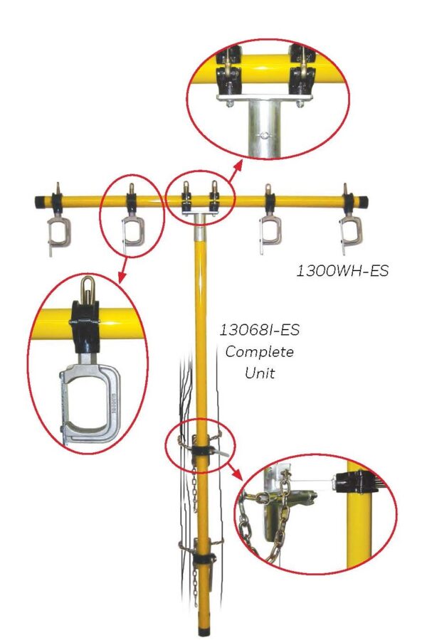 Salisbury Temporary Side Arm Wire Hanger