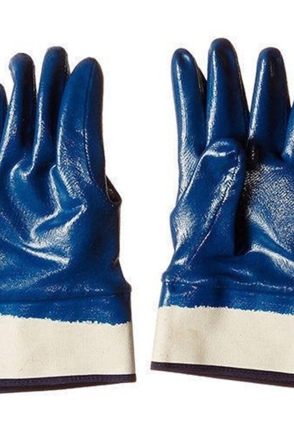 Nitrile Dipped Gloves With Open Cuff