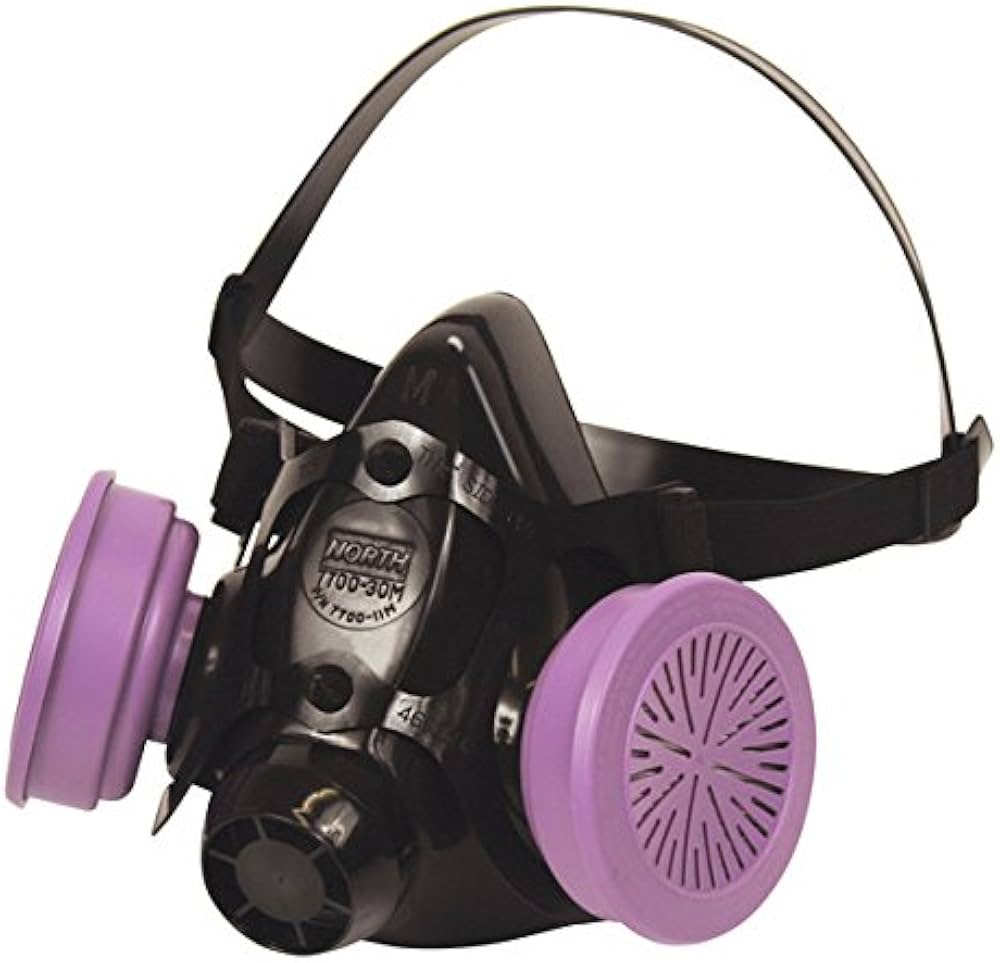 Honeywell HM502T M Half Mask with dual filter cartridges - Image 2